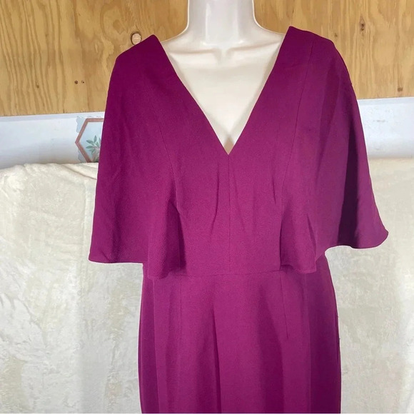 Dress the Population Louisa Butterfly Sleeve Cocktail Dress size large NEW - Picture 7 of 14